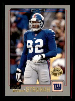 2001 Football 2001 Topps Michael Strahan New York Giants #112 1 - Image 1 of 2