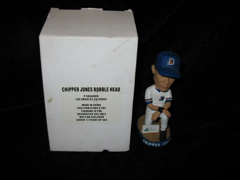 Chipper Jones 2013 Hall of Fame Legend Durham Bulls / Braves Bobblehead SGA Cover