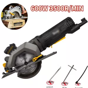 Seghetto circolare portatile 110 V 220 V strumento di taglio per lavorazione del legno con guida laser - Foto 1 di 16