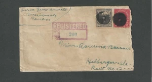 1928 Rgstd To Greensboro Al 17c Rate Backstamped - Picture 1 of 1