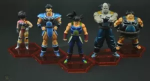 dragon ball z action figure Team Bardock - Foto 1 di 1