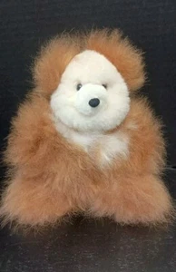 Vintage 10" Alpaca Fur Teddy Bear Plush - Picture 1 of 4