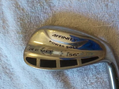 A "Used" Affinity REVO "Power Sole, Stainless, 56 Degree Loft Sand Wedge! - Image 1 of 4