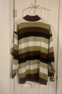 Rocawear Regal Wear Mens XL Sweater Brown Beige white XL Y2K - Picture 1 of 4