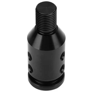 Universal Car Shift Knob Adapter For Non Threaded Shifters 12x1.25 Black Color - Picture 1 of 9