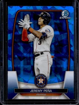 2023 Bowman Chrome Sapphire Jeremy Pena #61 Astros - Image 1 of 2