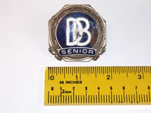 Rare 1927-28 Dodge Bros DB Senior Six Automobile Radiator Emblem Car Hood Badge - Bild 1 von 5