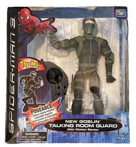 Spider-Man 3 New Goblin Talking Room Guard 2007 Thinkway Motion Sensor NIB - Picture 1 of 4