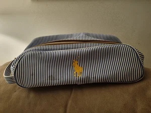 Rare Polo Ralph Lauren Golf Print Canvas Shoe Locker Bag - Picture 1 of 14