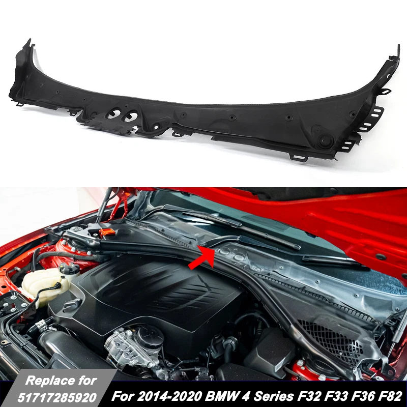 For 2014-2020 BMW F32 F33 F36 F82 Windshield Cowl Panel Cover 51717285920 NEW Foto 1 de 4