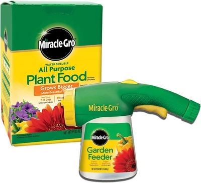Miracle-Gro All Purpose Plant Food| 1.5 lb Box or Starter Kit with Garden Feeder - Image 1 of 4