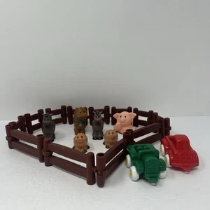 Bauernhoftiere Spielset Spielfiguren mit Zäunen Ersatz ERTL und Wikinger - Bild 1 von 12