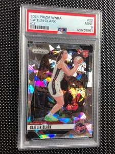 2024 Panini Prizm WNBA Caitlin Clark Ice Prizm Rookie RC Indiana Fever PSA 9 - Bild 1 von 2