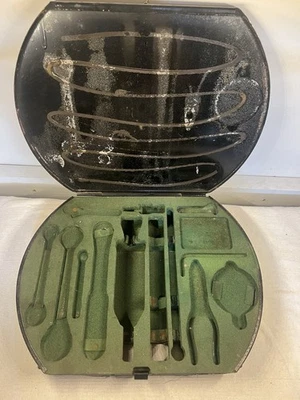 Original pre 1960 Jaguar MK1 Mk2 Daimler 2.4 3.4 3.8 Empty Tool kit / Tool Box - Image 1 of 4
