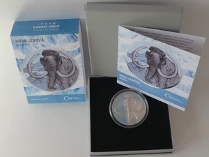 TSCHECHIEN SILBER MÜNZE COIN ST BU 2025 - EISZEIT ICE AGE - MAMMUT MAMUT - - Picture 1 of 9
