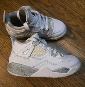 Nike Jordan 4 Retro weiß Oreo BQ7670-100 Kinder Größe 10 C - Bild 1 von 6