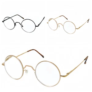 Mens Ladies Magnifying Eyewear Fashion Round Small Clear Glasses - Bild 1 von 11