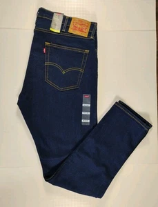 Jeans LEVI'S Flex-NUEVOS CON ETIQUETAS-para hombre 512 ajustados elásticos denim azules-talla W40xL32 - Imagen 1 de 14