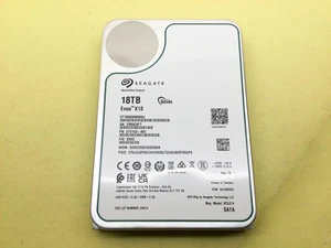 Seagate Exos X18 18TB 7.2K RPM SATA 6Gb/s 3.5" 512e/4Kn HDD ST18000NM000J - Picture 1 of 1