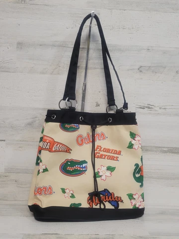 Florida Gators Purse Women's Beige Green Orange Medium Tote  Handbag Cover