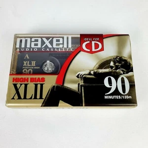 Nastro cassetta Maxell XLII ad alto pregiudizio NUOVO sigillato raro alta uscita 90 min - Foto 1 di 7