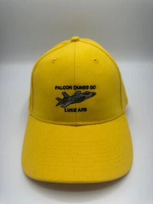 Бейсболка Falcon Dunes GC Luke AFB с логотипом желтая мужская для взрослых один размер - Изображение 1 из 4