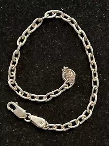 BRACCIALE CHARM HARLEY DAVIDSON ARGENTO STERLING RETRO BIKER ESTATE 7-3/4" - Foto 1 di 9