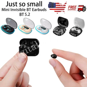 US Invisible Earbuds Micro Bluetooth Ohrhörer Sleep TWS Wireless Kopfhörer Mini - Bild 1 von 88