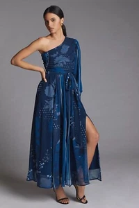 Nikita Mhaisalkar einschulteriges Maxikleid - L $ 283 A638-29 - Bild 1 von 3