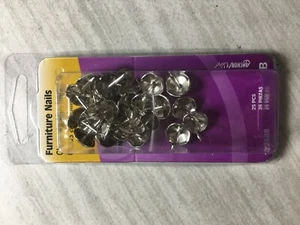 2PK Nickel Furniture Nails 25PCS Each - Picture 1 of 2