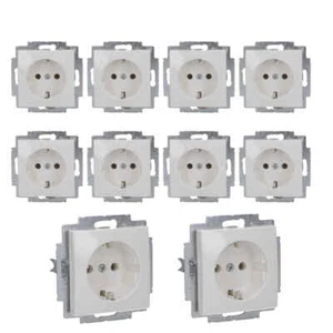 10x Busch Jaeger SCHUKO Steckdosen-Einsatz 20 EUC-914 - Bild 1 von 5