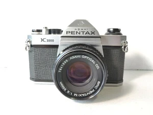 Asahi Pentax K1000 Camera SMC Pentax M 50mm f2 working meter - Picture 1 of 12
