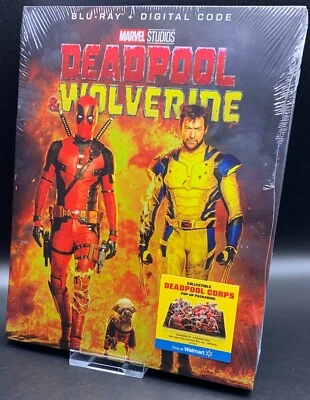 DEADPOOL & WOLVERINE - WALMART EXCLUSIVE BLURAY O-RING SLIP **NEW & SEALED!** - Image 1 of 4