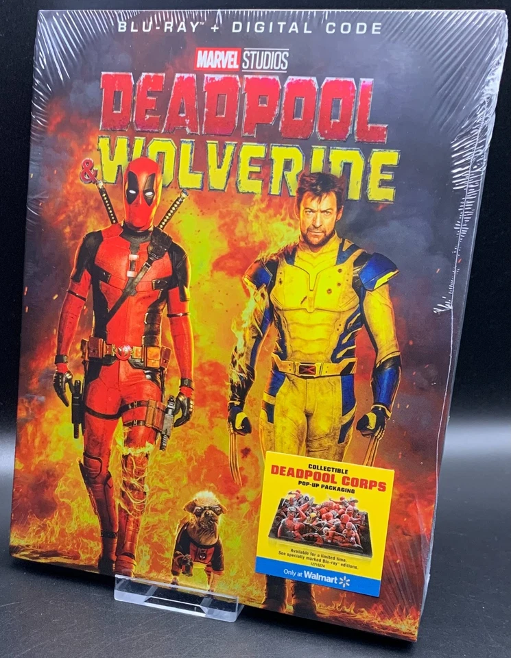 DEADPOOL & WOLVERINE - WALMART EXCLUSIVE BLURAY O-RING SLIP **NEW & SEALED!** - Image 1 of 4