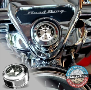 Marlin's Swivel Fork Lock Cover Horseshoe Clock fits Harley Davidson Road King - Picture 1 of 8