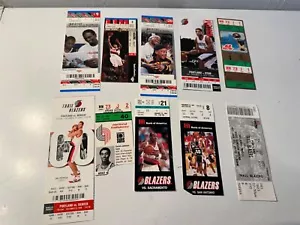 Lot of 10 Genuine NBA Portland Trailblazers Game Ticket Stubs (Lot 85) - Picture 1 of 1
