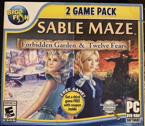 SABLE MAZE 2 Game Pack New PC DVD-ROM Video Computer Game - Picture 1 of 2