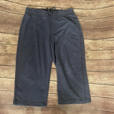 Pantalones capri SJB Active azul marino pantalones deportivos medianos St John's Bay VER MEDIDAS Foto 1 de 3