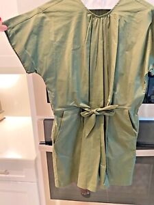 MOSSIMO Women's Size XL Tied Front Crew Neck Shorts Romper Jumpsuit PreOwned