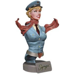Supergirl Auténtico DC Comics Bombshells Supergirl Mini busto de 8" Edición limi - Imagen 1 de 1
