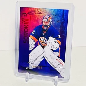 2023-24 Skybox Metal Universe Spectrum FX Purple Ilya Sorokin 29/199 #107 ISLES - Picture 1 of 2