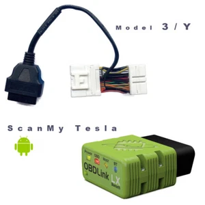 OBDLink LX With Tesla Model 3/Y OBD2 Adapter For Scan My Tesla All OBD2 Protocol - Picture 1 of 5