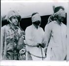 1965 New Delhi India Troops Battle Mobs Kashmir War Pakistani Officers 8X8 Photo
