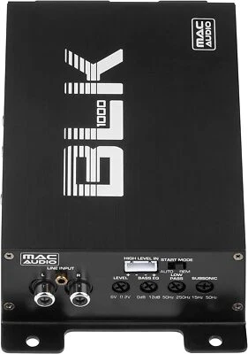 Mac Audio BLK 1000 Mini Verstärker 1 Kanal Class D Mono Endstufe Neuware - Bild 1 von 4