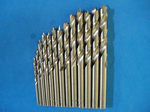 LOT OF THIRTEEN PIECE BRAD POINT WOOD DRILL BITS - Picture 1 of 3