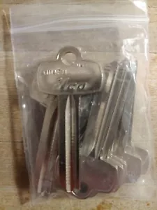 LOT OF TEN Ilco Key BLANKS FOR "FM" KEYWAY FITS BEST KEY - Picture 1 of 1
