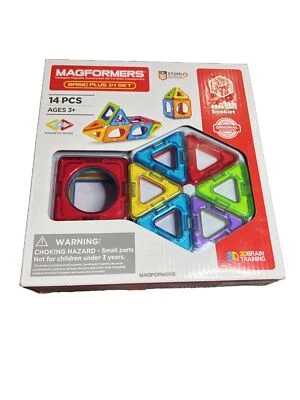 Magformers Basic Plus 14 Set Magnetic Magic - Image 1 of 4