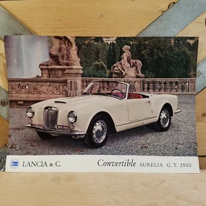 Lancia Aurelia Cabrio GT 2500 Verkaufsprospekt 50er Jahre Swanky Scheune - Bild 1 von 12