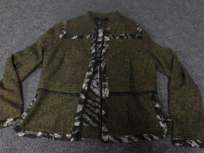 Peck and Peck Womens Jacket Medium green one hook - Image 1 of 4