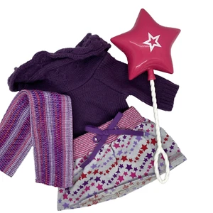American Girl McKenna's Sweater w/ Star Skirt, Scarf and Star Balloon - Picture 1 of 9